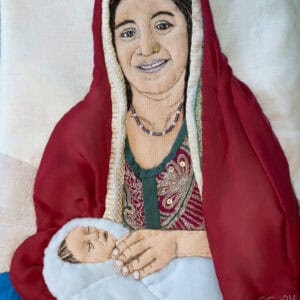 Mother and her flood baby 2022